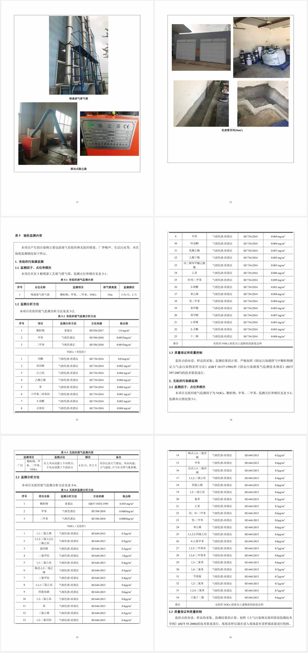 煙臺沃爾姆真空設備有限公司環(huán)境保護驗收監(jiān)測表公示3