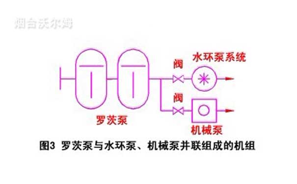 羅茨泵與水環(huán)泵、機械泵并聯(lián)組成的機組